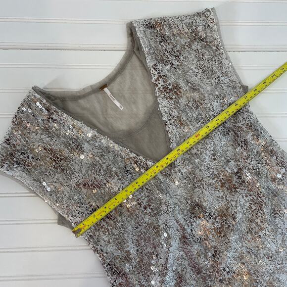 Free People Midnight Dreamer Shattered Glass Mini Dress Size XS - S - Picture 6 of 9